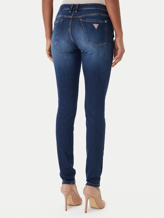 Guess Guess Teksad Annette W2YA99 D4Q03 Tumesinine Skinny Fit