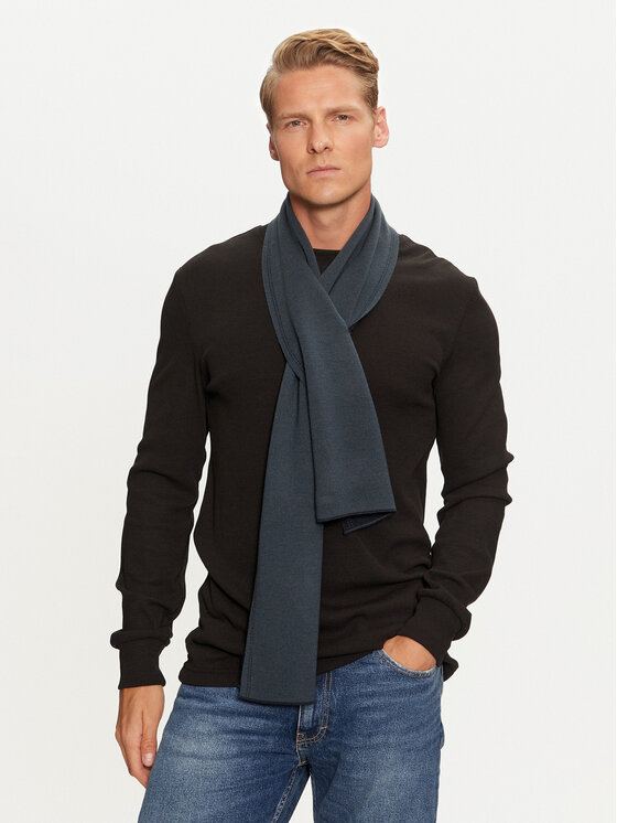 Tommy Hilfiger Tommy Hilfiger Šal AM0AM12839 Mornarsko modra