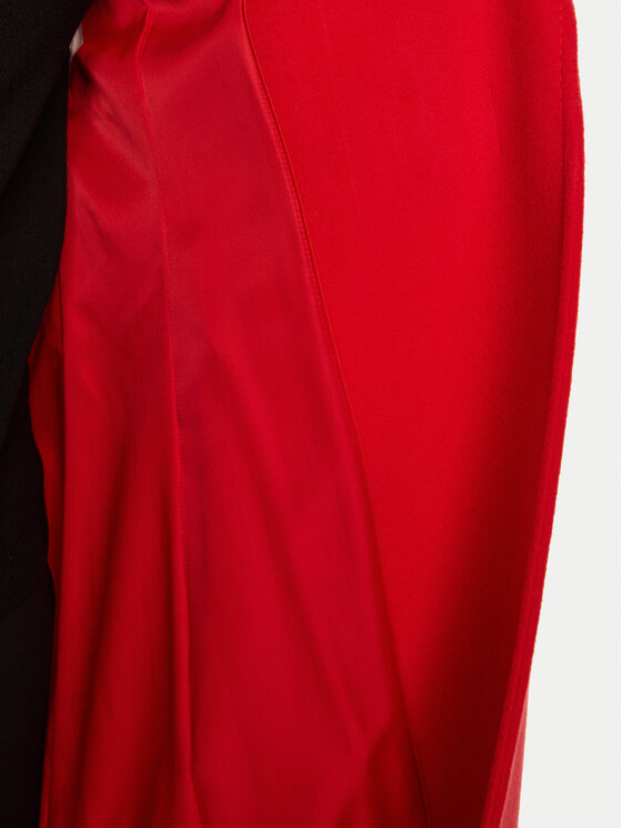 MAX&Co. MAX&Co. Gyapjú kabát 2516011061200 Piros Regular Fit