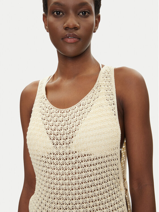 Guess Guess Haljina za plažu E5GK12 Z3N30 Écru Regular Fit