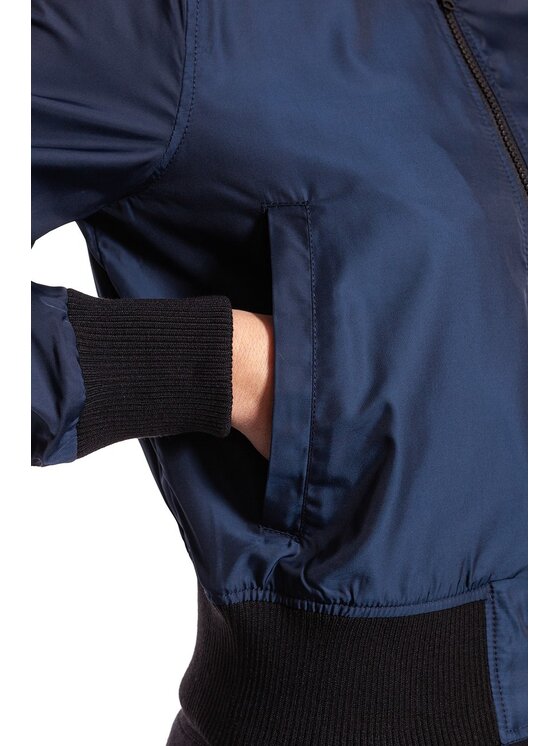 Wrangler Wrangler Kurtka przejściowa Bomber Niebieski Regular Fit