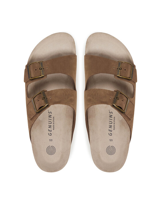 Genuins Genuins Plätud Hawaii Velour G106238 Pruun
