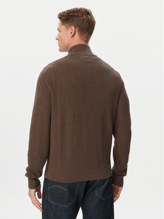 Gant Gant Kardigan 8050334 Smeđa Regular Fit