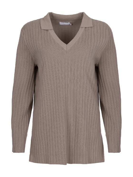 LAURELLA LAURELLA Svetr 6UL001 Béžová Regular Fit