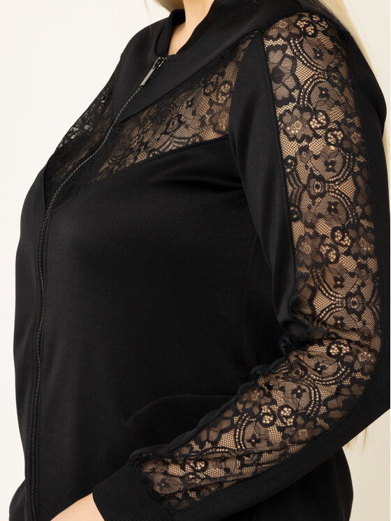 Persona by Marina Rinaldi Persona by Marina Rinaldi Felpa 1913049 Nero Regular Fit