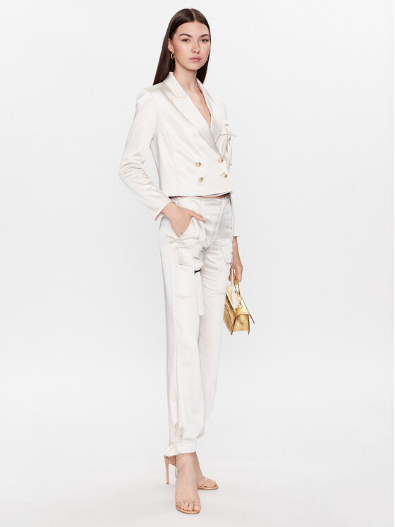 Babylon Babylon Hlače S_E00075 Écru Regular Fit