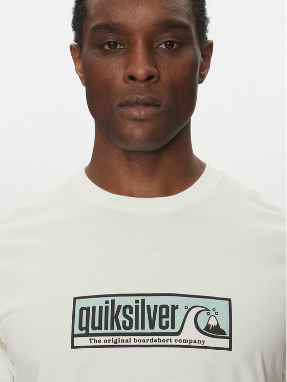 Quiksilver Quiksilver T-Shirt EQYZT08040 Biały Regular Fit