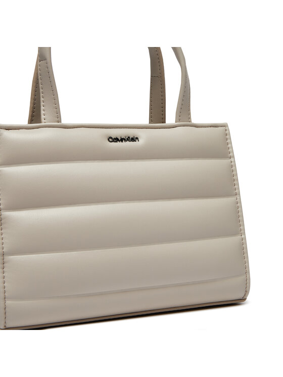 Calvin Klein Calvin Klein Handtasche Line Quilt Mini Tote K60K612116 Grau