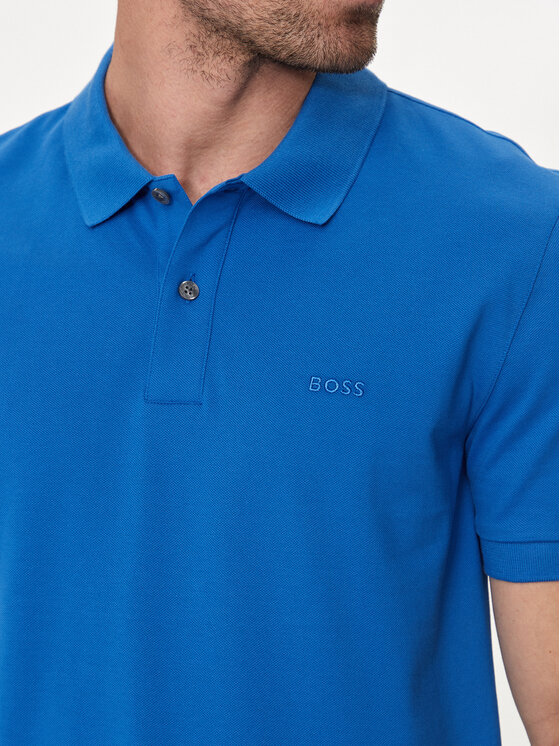 BOSS Boss Polokošeľa Pallas 50468301 Modrá Regular Fit