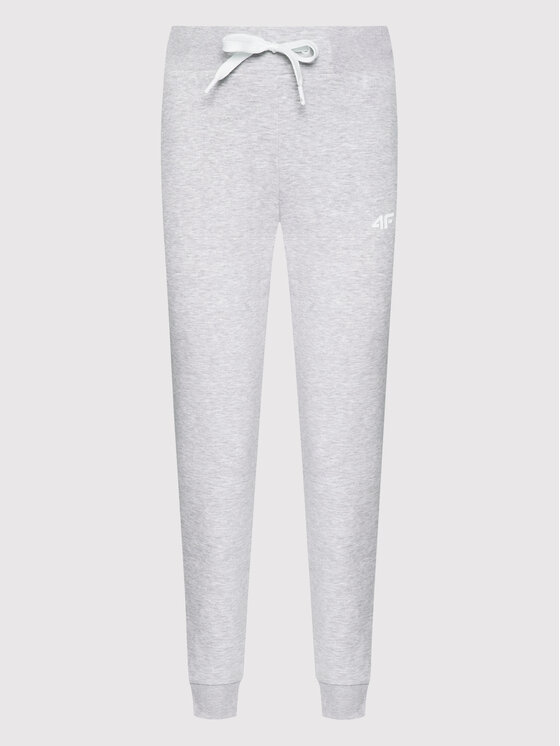 4F 4F Spodnie dresowe SPDD351 Szary Regular Fit