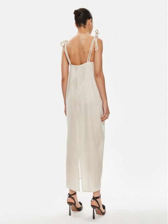 Max Mara Leisure Max Mara Leisure Ежедневна рокля Senna 2416221038 Екрю Relaxed Fit