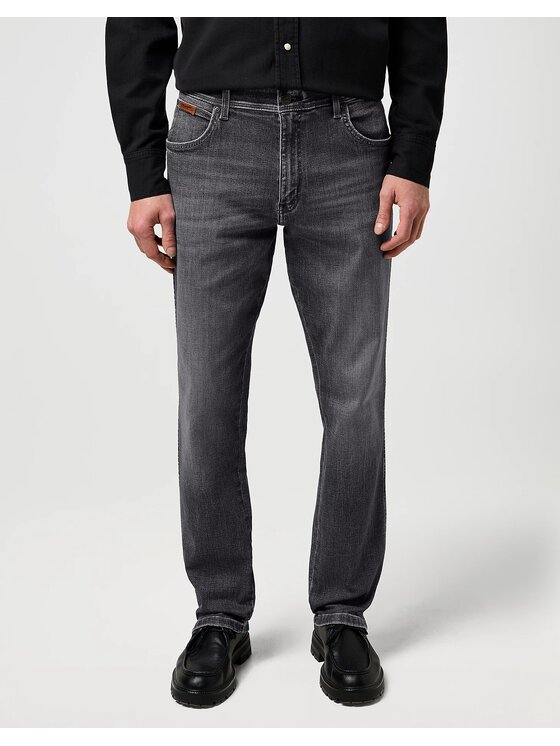 Wrangler Wrangler Jeansy TEXAS SLIM Szary Slim Fit