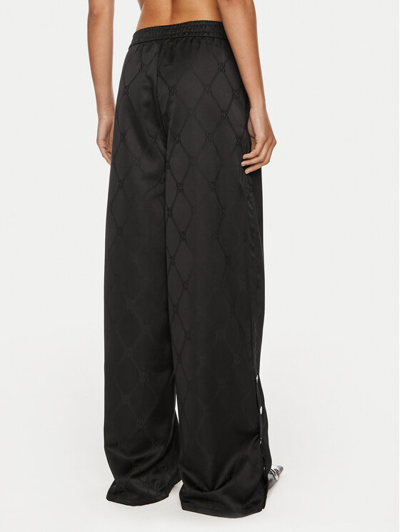 HUGO Hugo Spodnie materiałowe Hacelia-1 50518017 Czarny Relaxed Fit