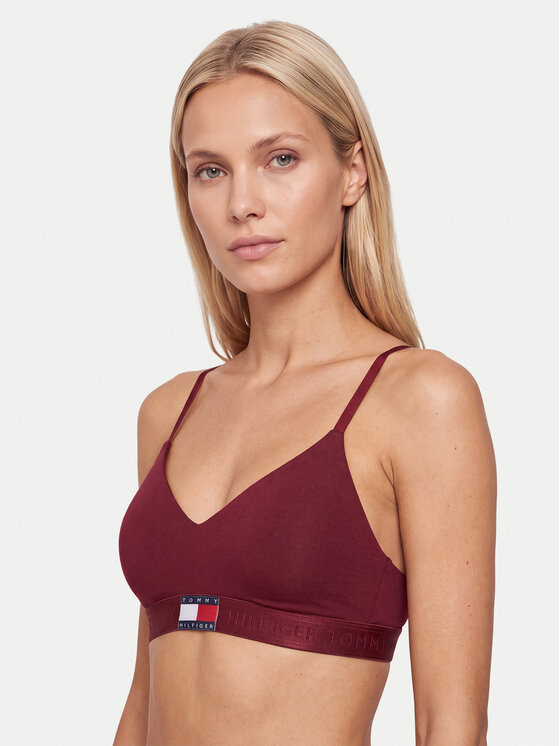 Tommy Hilfiger Tommy Hilfiger Grudnjak brallete UW0UW06673 Tamno crvena