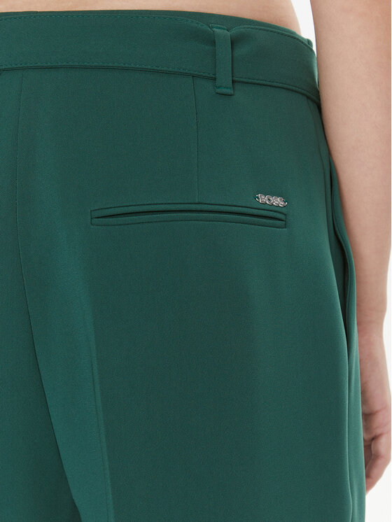 BOSS Boss Штани з тканини Tapiah 50490037 Зелений Regular Fit