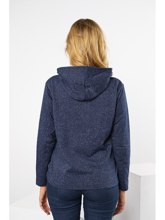 QUIOSQUE QUIOSQUE Bluzka 19-TD-185 Niebieski Regular Fit