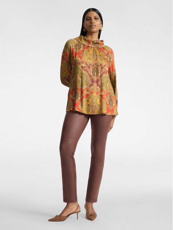 Elena Mirò Elena Mirò Spodnie materiałowe P010Z000213N022 Brązowy Slim Fit