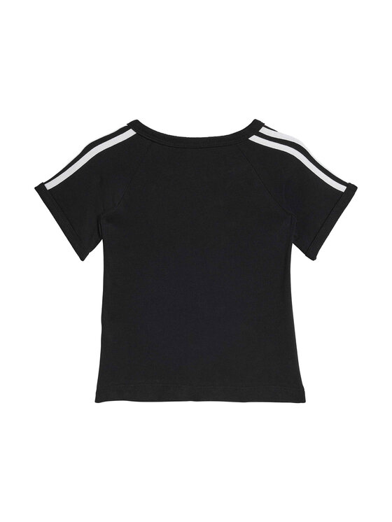 adidas adidas T-Shirt 3-Stripe KD1013 Czarny Regular Fit