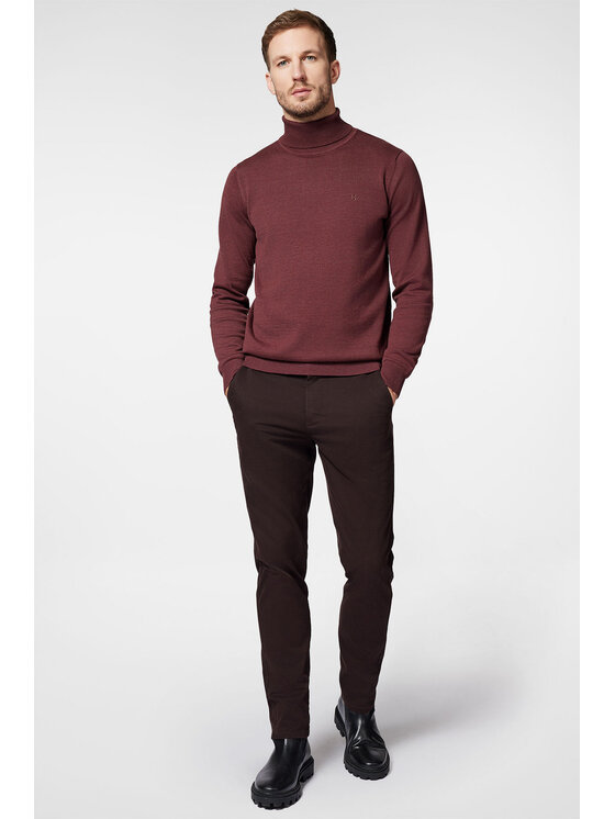 Próchnik Próchnik Chinosy PM2 SP082223000010 Brązowy Slim Fit