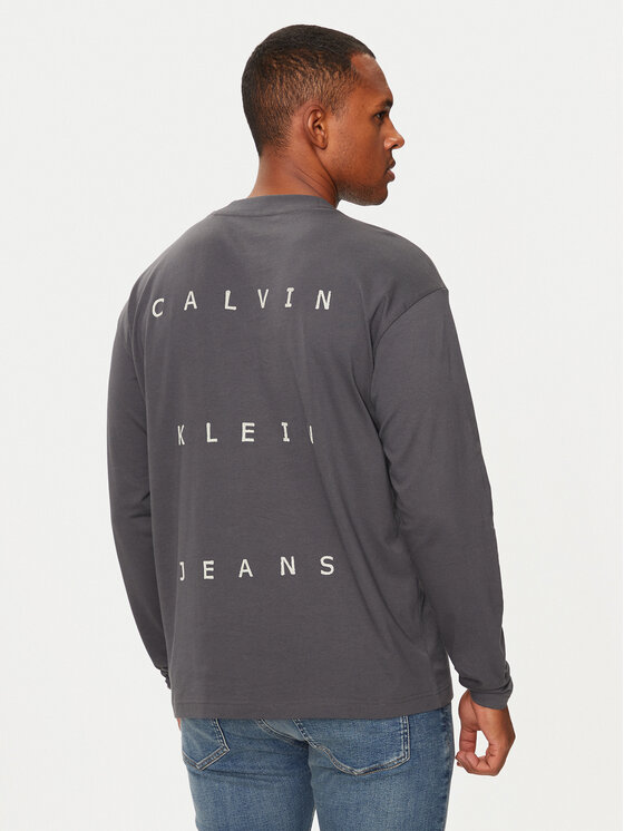Calvin Klein Jeans Calvin Klein Jeans Hosszú ujjú J30J327317 Szürke Regular Fit