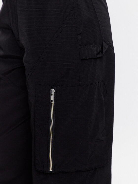 Herskind Herskind Παντελόνι υφασμάτινο Tilly 4746798 Μαύρο Oversize