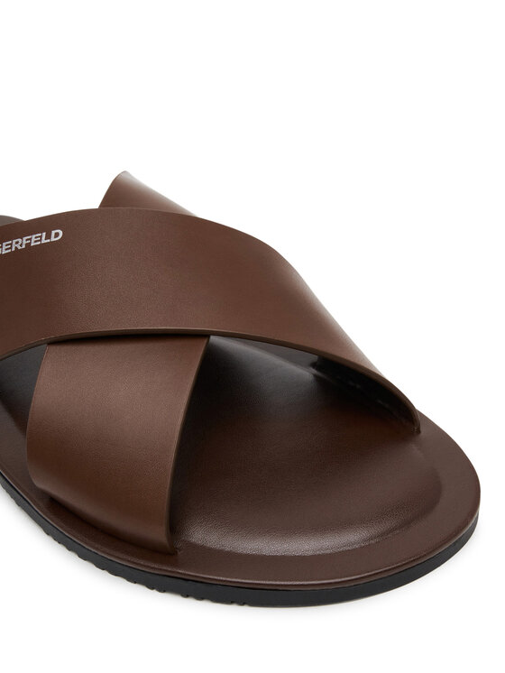 KARL LAGERFELD KARL LAGERFELD Šlepetės Kastor III KL70214 Ruda