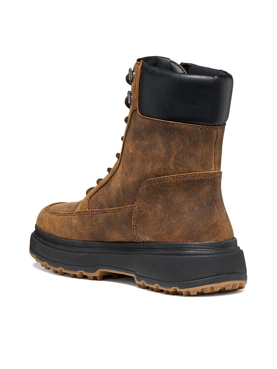 Geox Geox Зимни обувки D Lamidie + Grip Abx D66XMA 000CL C6021 Тъмнокафяв