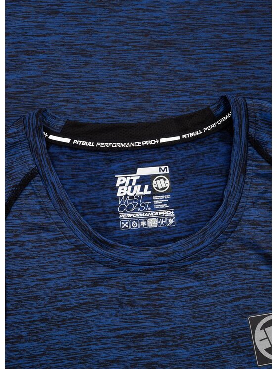 PITBULL PITBULL Koszulka techniczna Tank Top Rashguard Performance Pro plus New Logo L Granatowy Regular Fit