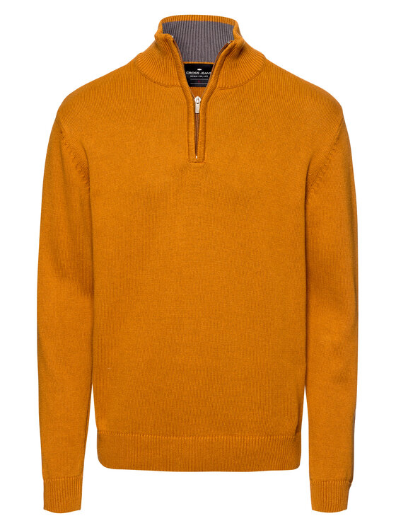Cross Jeans Cross Jeans Sweter 34253-548 Brązowy Reglan Fit