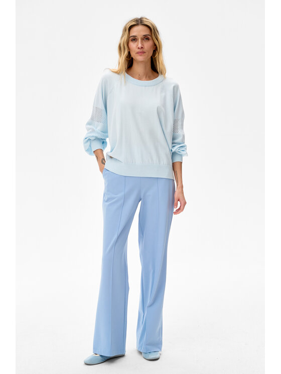 blue shadow blue shadow Spodnie materiałowe Vigro Niebieski Regular Fit