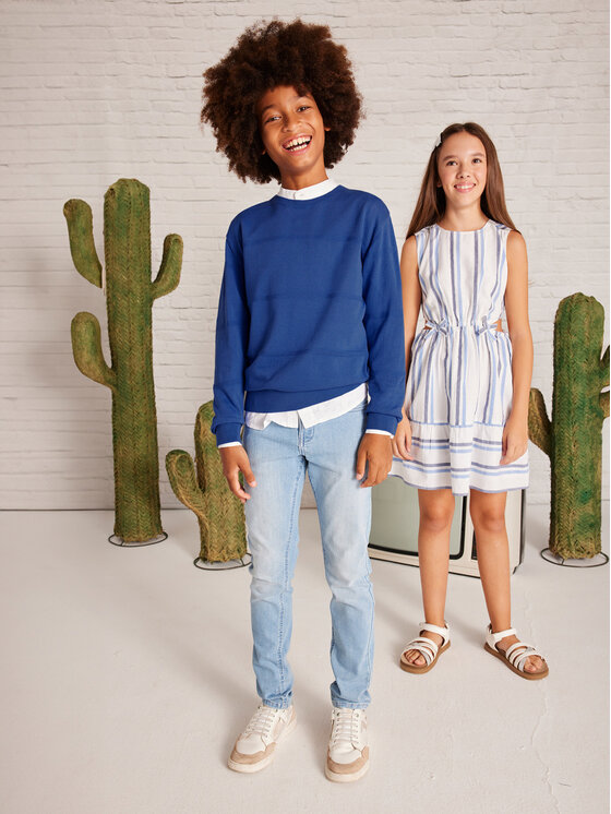 Mayoral Mayoral Pullover 6344 Blau Regular Fit