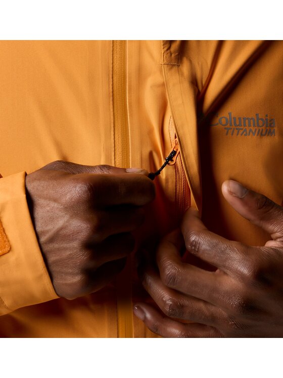 Columbia Columbia Kurtka outdoor 207106 Pomarańczowy Regular Fit