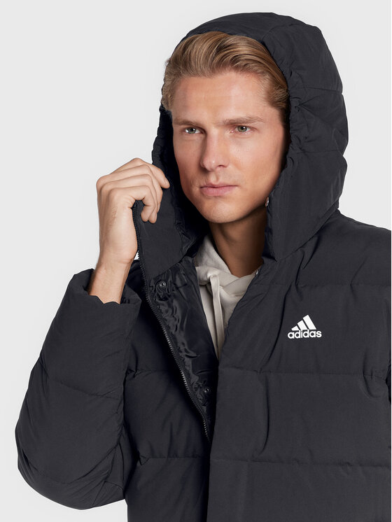 adidas adidas Pūkinė striukė Helionic HG8751 Juoda Regular Fit