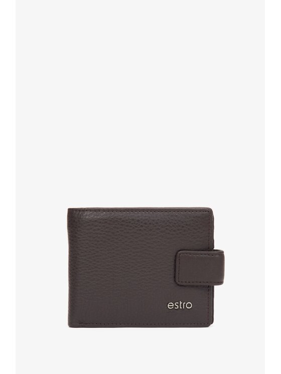 Estro Estro Μικρό Πορτοφόλι Ανδρικό ER00116313 Καφέ