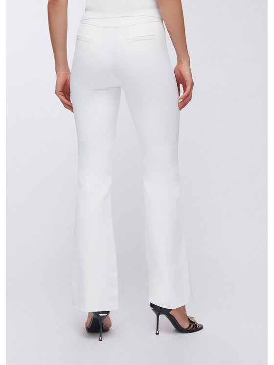 Liu Jo Liu Jo Pantalone da abito WA6120T2527X0727 Bianco Regular Fit