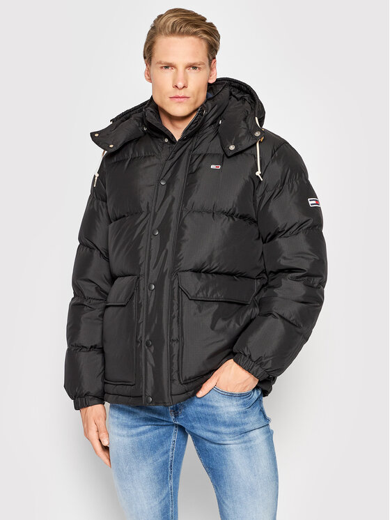 Tommy Jeans Tommy Jeans Daunenjacke Premium DM0DM11182 Schwarz Regular Fit
