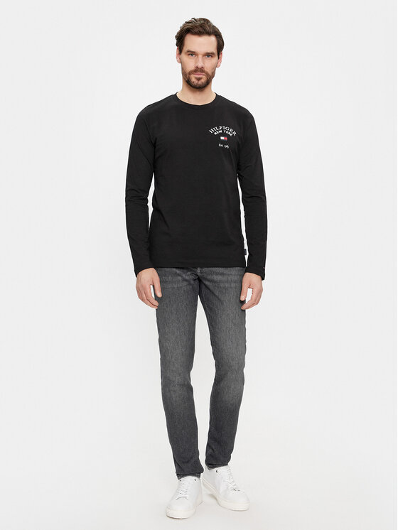 Tommy Hilfiger Tommy Hilfiger Traperice Layton MW0MW33969 Siva Extra Slim Fit
