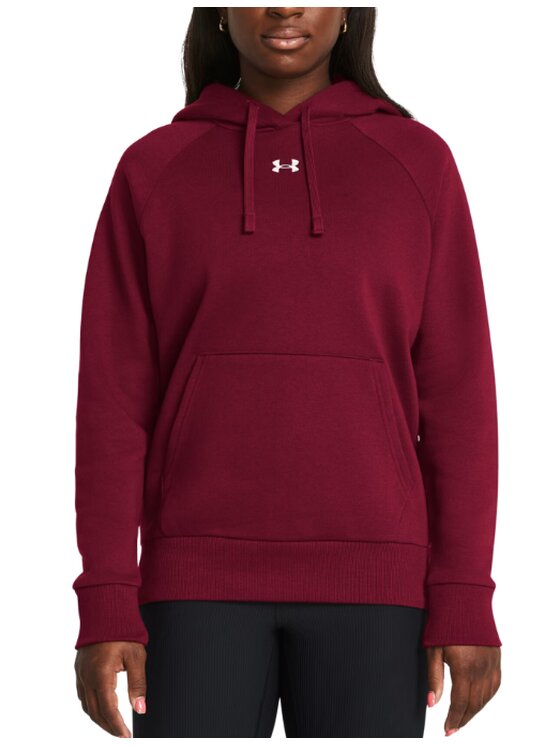 Under Armour Under Armour Bluza Rival Fleece Czerwony Regular Fit