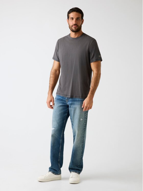 Guess Guess T-krekls 180293 Bēšs Classic Fit