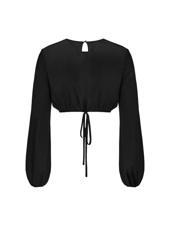 La Mania La Mania Blusa SUN Nero Classic Fit