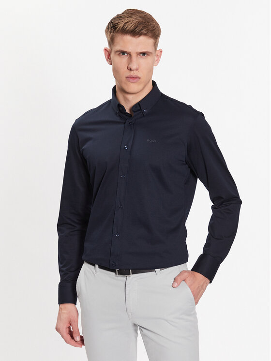 BOSS Boss Košulja 50469378 Tamnoplava Regular Fit
