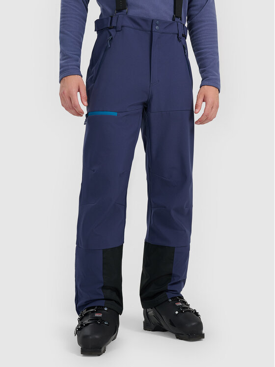 4F 4F Spodnie narciarskie SKIWEAR Granatowy Regular Fit