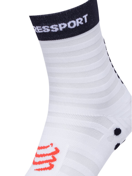 Compressport Compressport Niedrige Unisex Socken Pro Racing Socks v4.0 Ultralight Run Low XU00051B Weiß