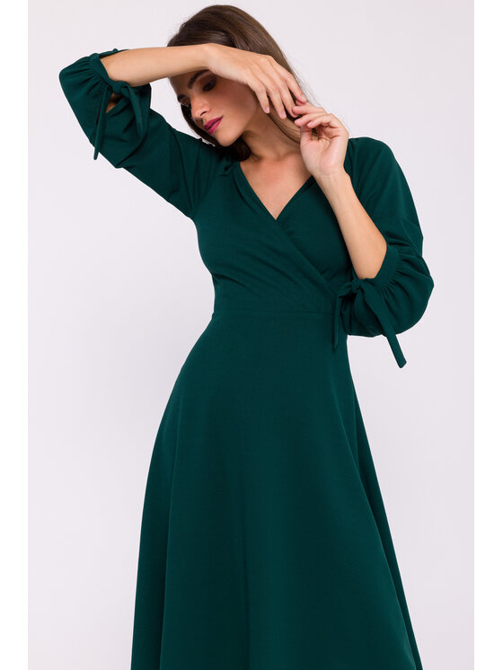 Stylove Stylove Večerní šaty S383 Zelená Ladies Fit