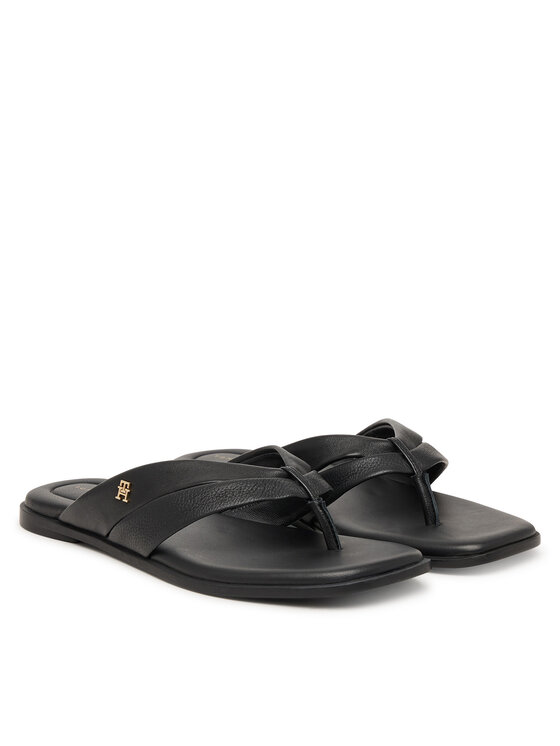 Tommy Hilfiger Tommy Hilfiger Čības uz pirksta FW0FW09216 Melns