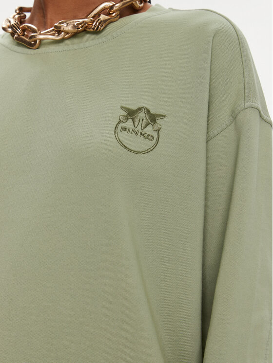 PINKO Pinko Μπλούζα Setup 101831 A1N7 Πράσινο Relaxed Fit