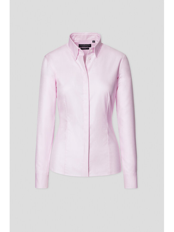 Lancerto Lancerto Koszula Koszula Damska Różowa Bawełniana Varda Slim KO073224000069 Różowy Slim Fit