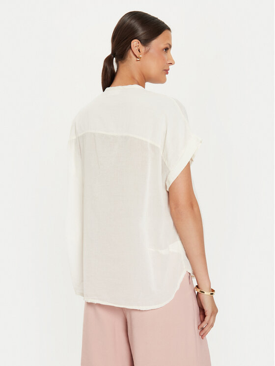 ViCOLO ViCOLO Bluse TB2815 Écru Regular Fit