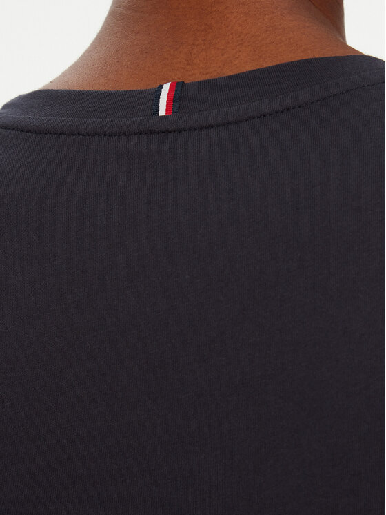 Tommy Hilfiger Tommy Hilfiger T-shirt Heritage V-Neck Tee WW0WW24969 Tamnoplava Regular Fit