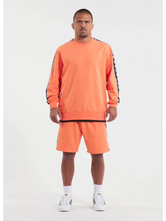 PITBULL PITBULL Bluza TAPE NUGGET Pomarańczowy Regular Fit